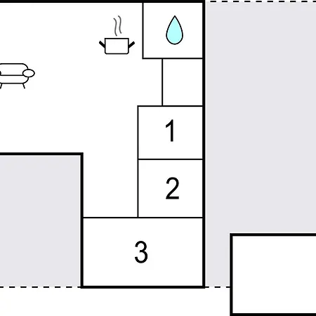 בית נופש 3 Bedroom Cozy In *